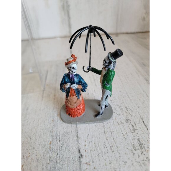 Lemax always a gentleman spooky town skelton Halloween Village accessory - Picture 1 of 8
